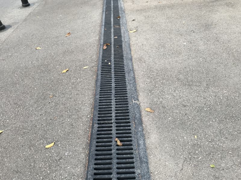 Surface drainage channel