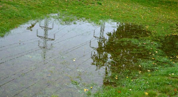 Flooded Yard Drainage Installation in Grove City
