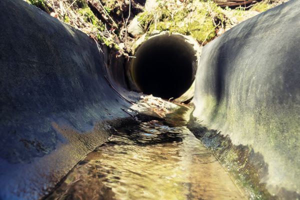 Drainage Swale Installation in Grove City
