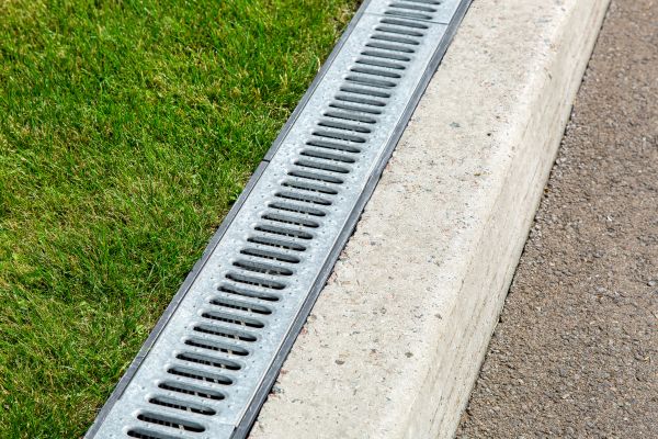 Courtyard Drain Installation in Grove City