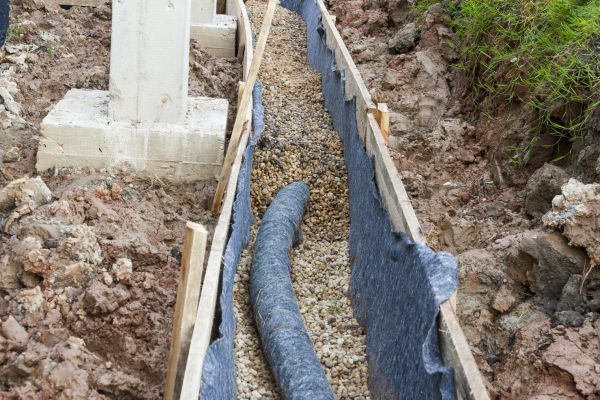 French Drain Installation in Grove City