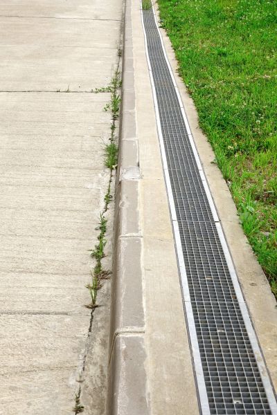 Concrete Drain Installation in Grove City